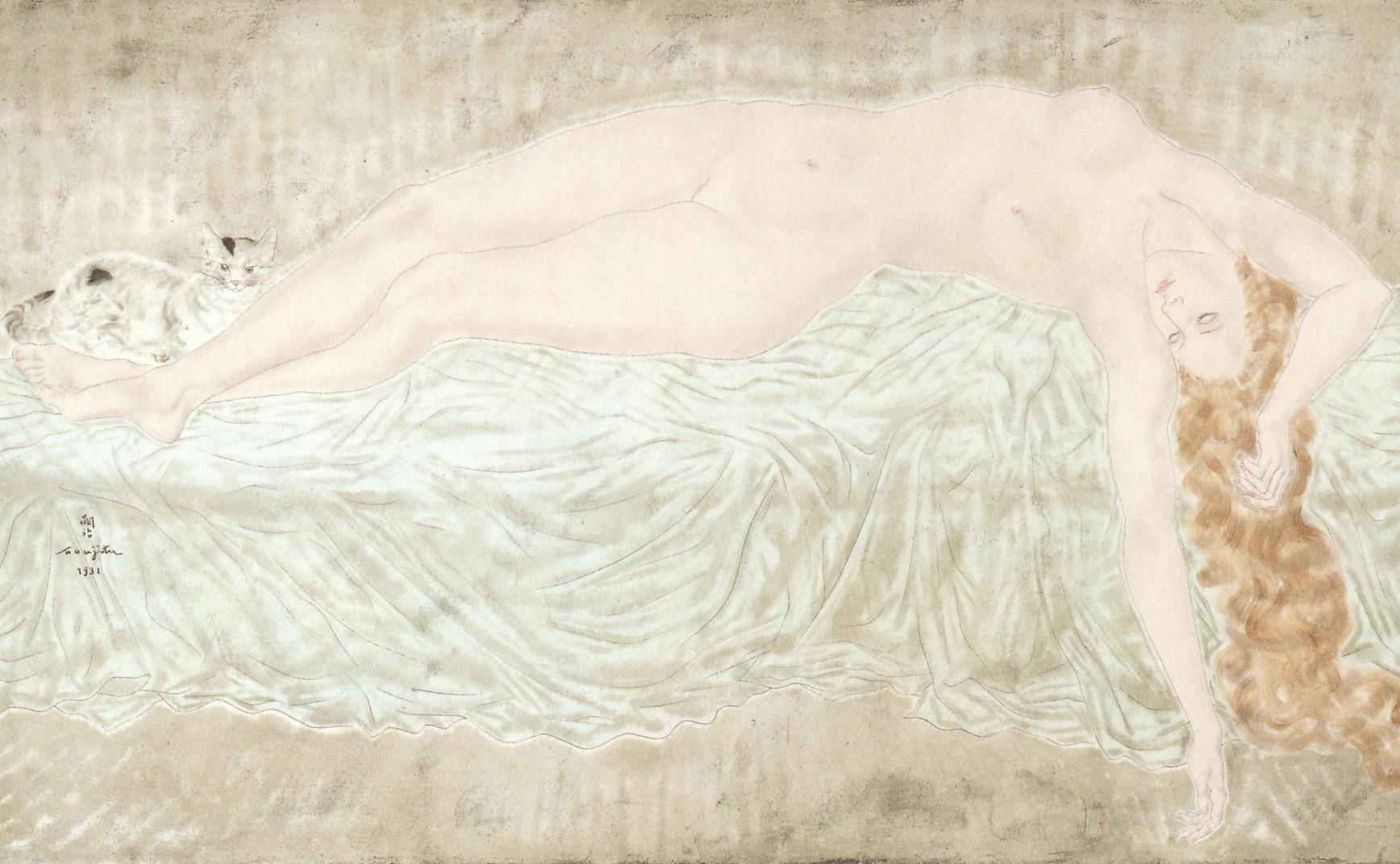 仰臥する裸婦