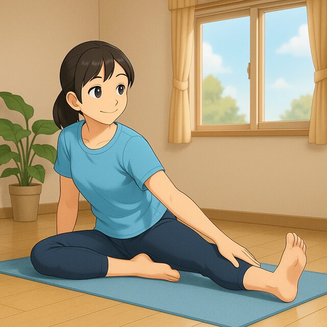 ハムストリングスストレッチ（裏ももほぐし）