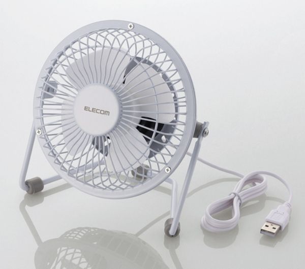 エレコム USB扇風機 MF-USB35WH