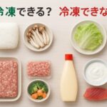 冷凍できる？できない？意外と知らない“食品の冷凍保存”完全ガイド【2025年最新版】