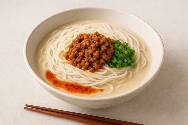 冷やし坦々そうめん