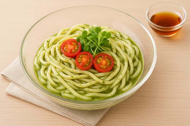 冷製ジェノベーゼうどん