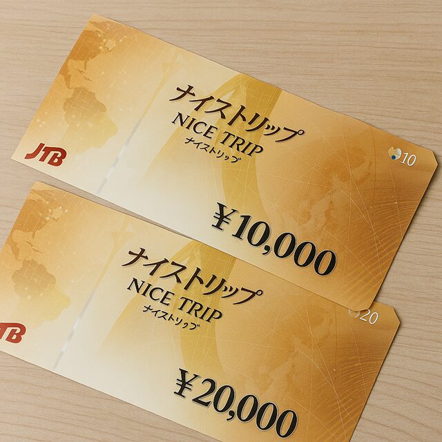 JTB旅行券（1万円・2万円分）