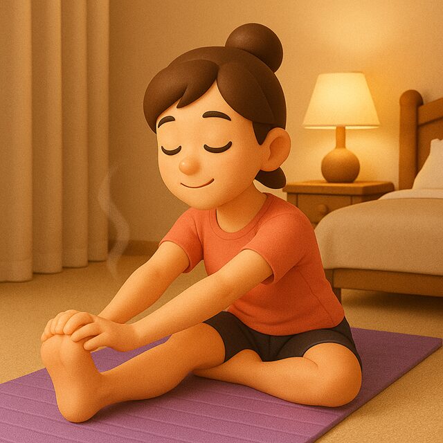 寝る前の“1分ストレッチ”で睡眠の質を上げる