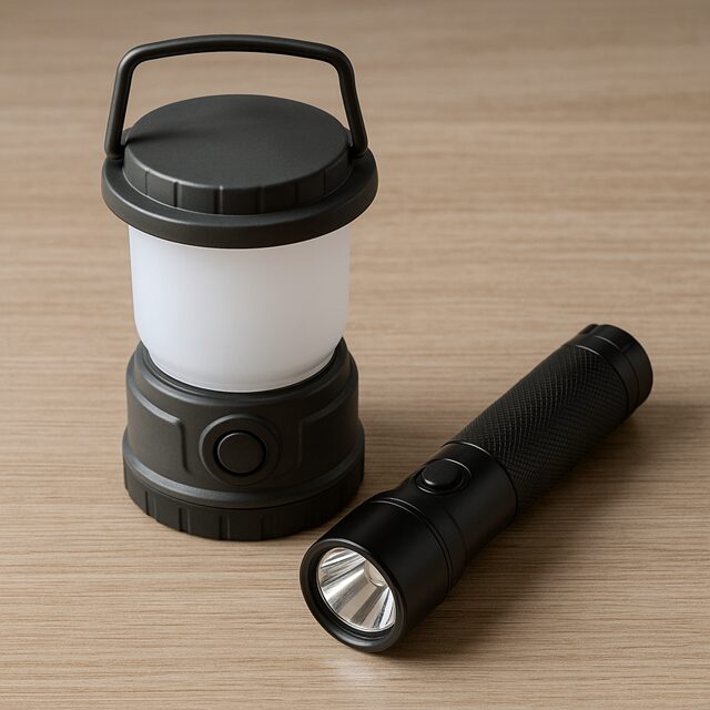 LEDランタンと懐中電灯