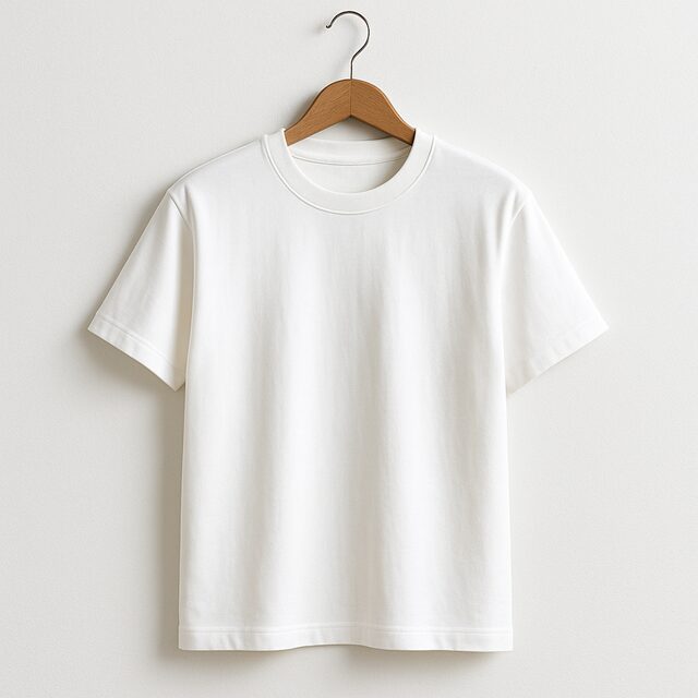 UNIQLO Uの白Tシャツ（厚手でミニマルな定番）