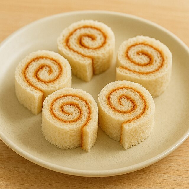 食パンのくるくるロール