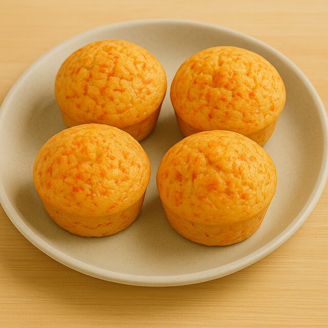 にんじん入り蒸しパン