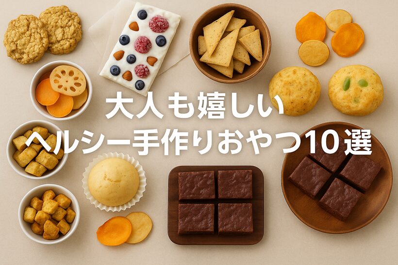 罪悪感なし！大人も嬉しいヘルシー手作りおやつ10選｜カロリー控えめ・しょっぱい系も【2025年版】