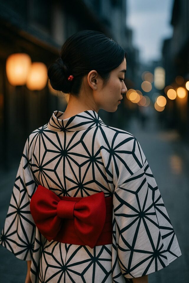 麻の葉・矢羽根柄