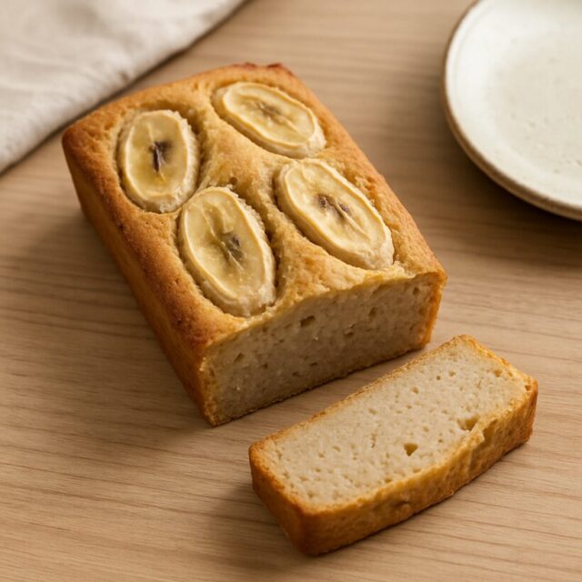 バナナと豆腐のしっとりケーキ【卵・乳なし】