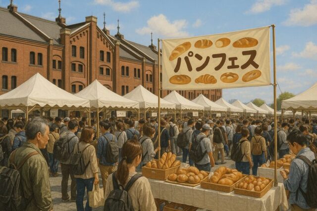 赤レンガ倉庫でのパンフェスティバル