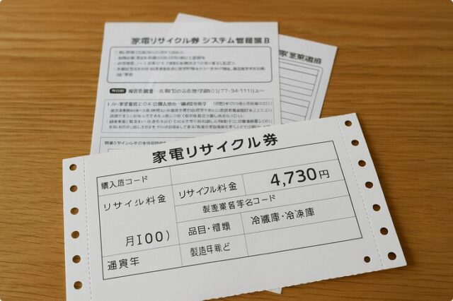 リサイクル料金の相場と注意点