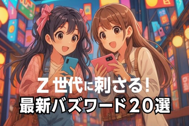 Z世代に刺さる！最新流行語20選｜意味・使い方・共感フレーズ【2025年夏】