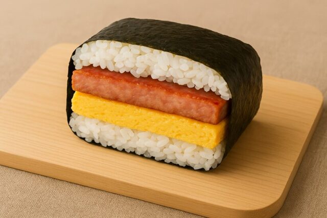 スパムたまごサンドおにぎり