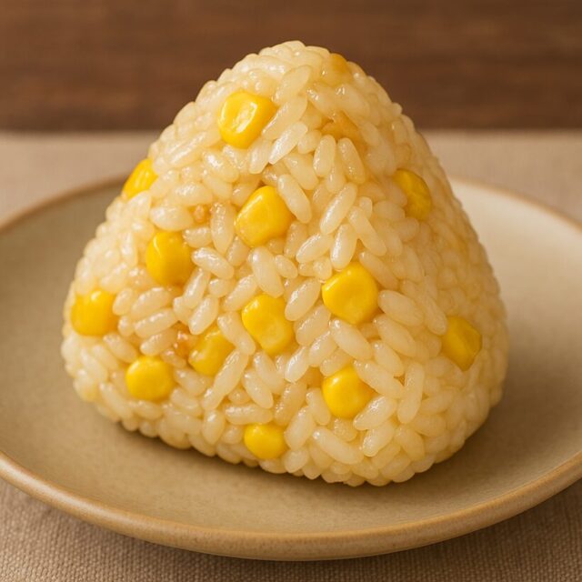 バター醤油コーンおにぎり