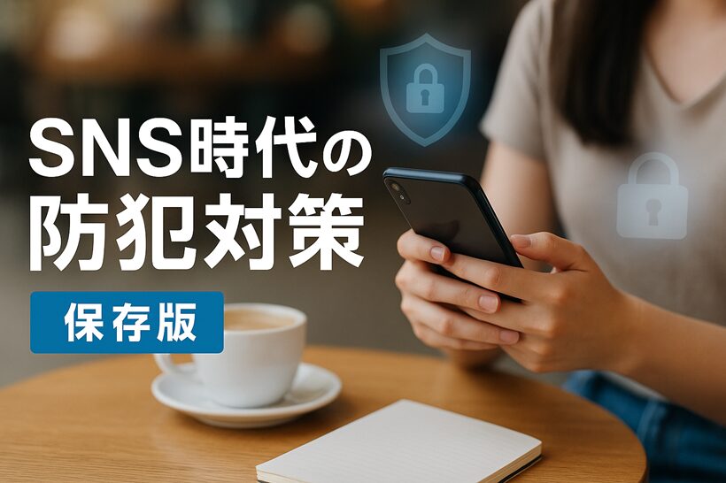 【保存版】SNS時代の防犯対策｜位置情報・なりすまし・個人情報流出を防ぐ方法