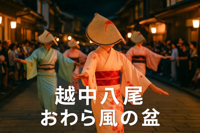 越中八尾「おわら風の盆」日程・天気・アクセス・特徴まとめ｜2025年