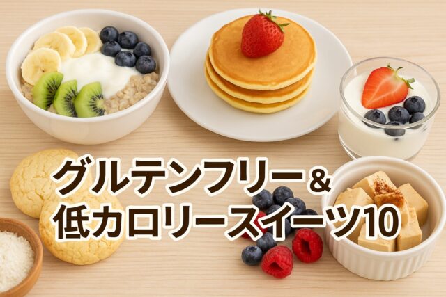 グルテンフリー＆低カロリースイーツ10選｜手作りで簡単♪罪悪感無し【2025年】