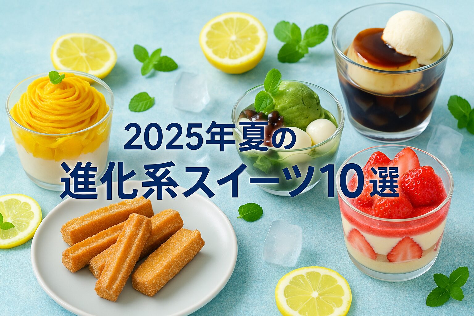 2025年夏の進化系スイーツ10選｜マンゴー×モンブランやカヌレ×チュロスが話題！