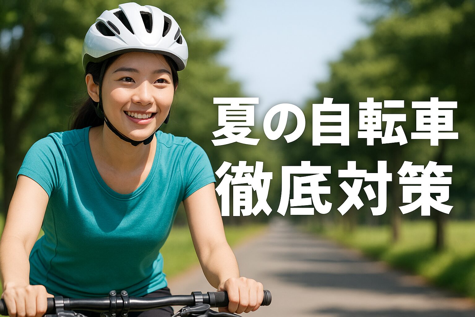 夏の自転車トラブル防止ガイド｜熱中症・タイヤ破裂・チェーン外れを防ぐ方法【2025年版】