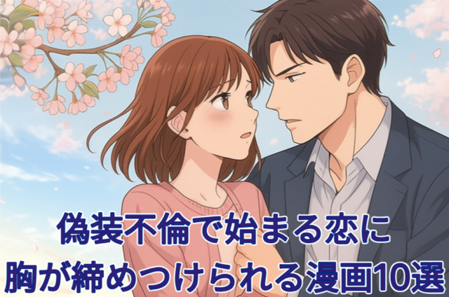 偽装不倫で始まる恋に胸が締めつけられる漫画10選