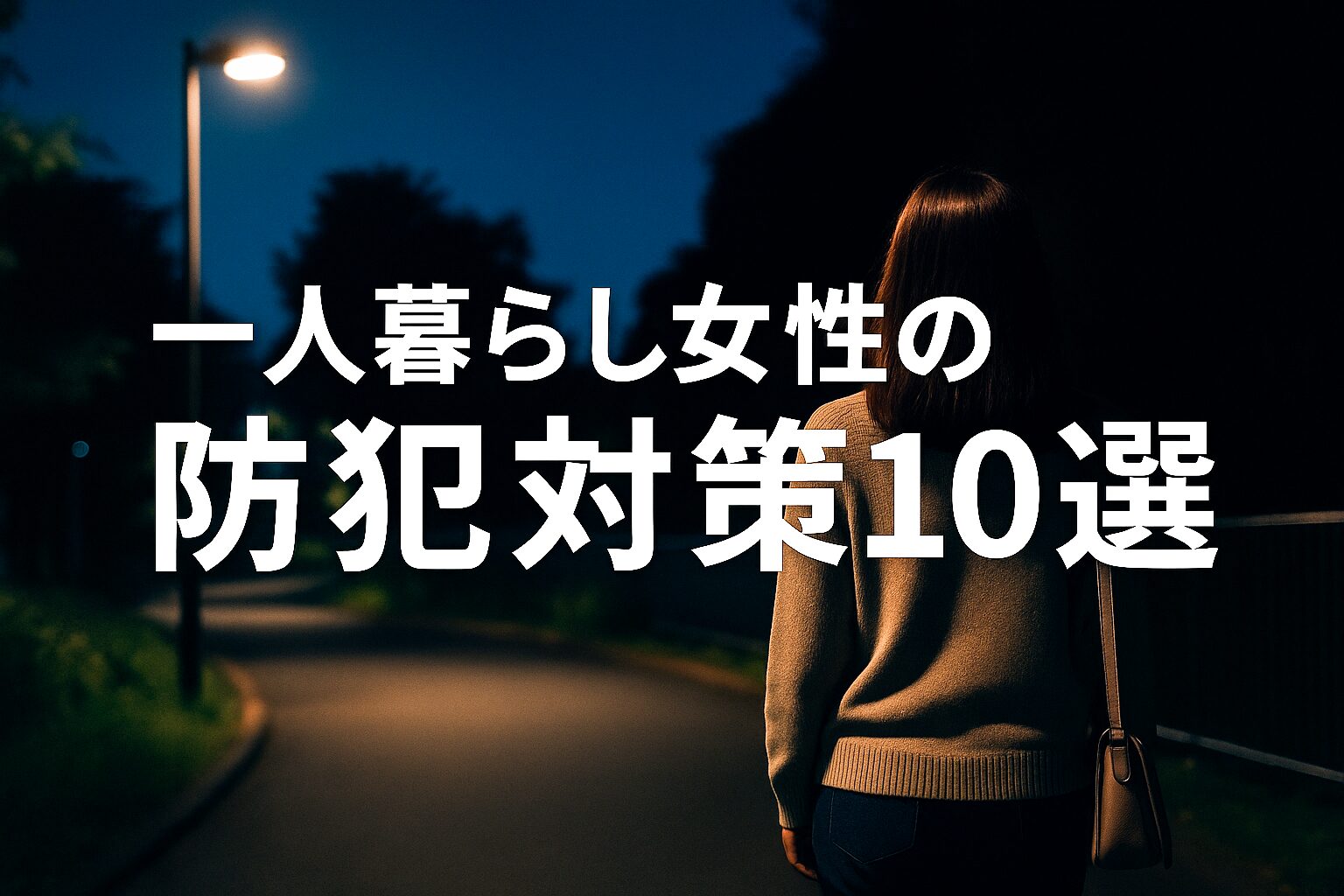 一人暮らし女性の防犯対策10選｜物件選び・生活習慣・おすすめグッズ【保存版】