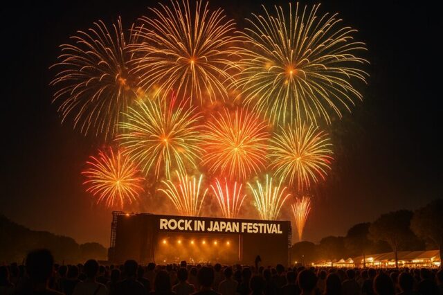ロッキンの花火