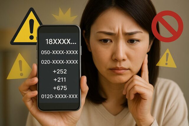 18だけじゃない！危険な番号パターンに注意