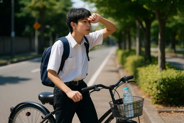 自転車注意