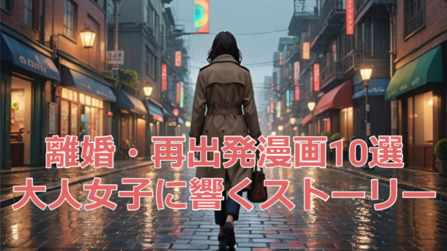 離婚・再出発を描く漫画10選｜大人女子に響く共感ストーリー【2025年版】