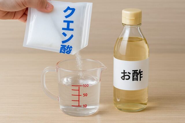 クエン酸・お酢スチーム