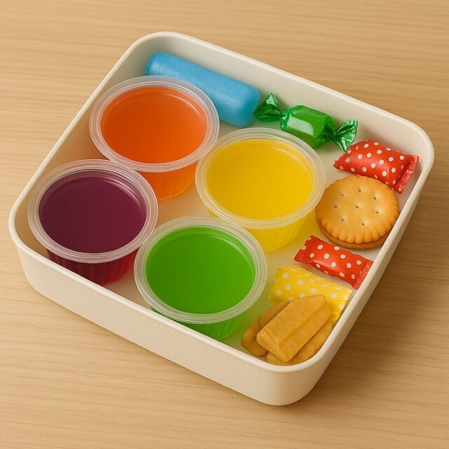 ゼリー＆ミニお菓子（手軽なおやつ枠）