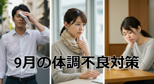 9月も熱中症要注意！秋バテ・クーラー病との違いと対策まとめ【2025年版】