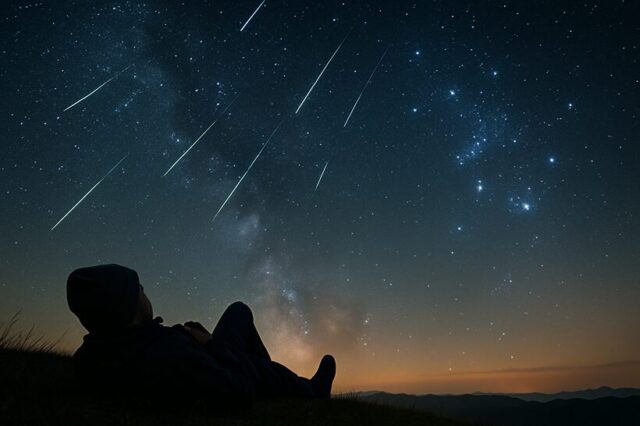 オリオン座流星群観測