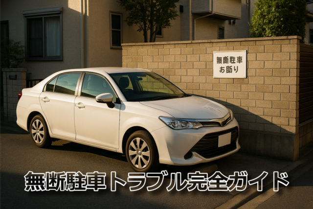 無断駐車トラブル完全ガイド