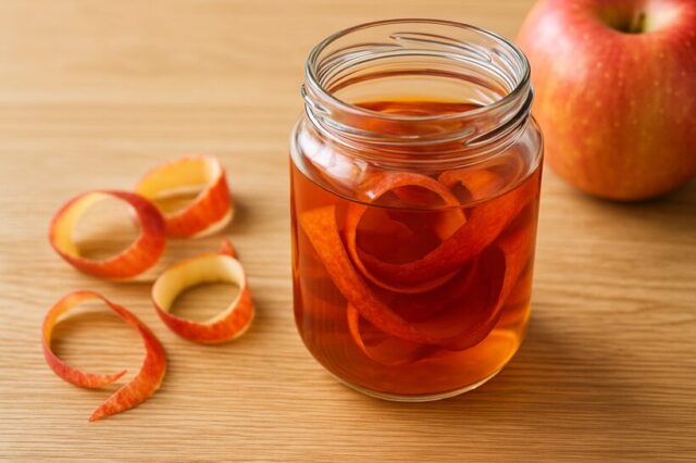 りんご皮の香りシロップ