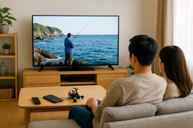 安全に釣り番組を楽しむ