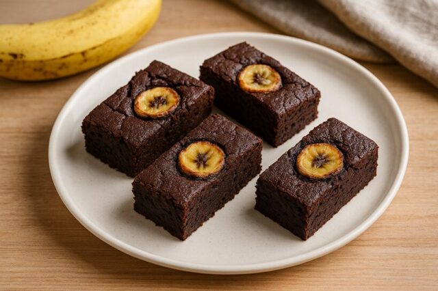 黒バナナ濃厚ブラウニー