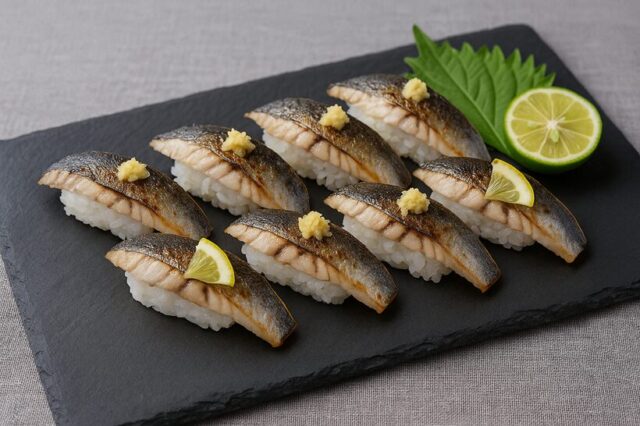 サンマの炙り寿司