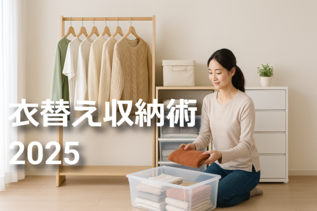 衣替え収納術2025｜黄ばみ・虫食い防止・100均グッズで賢く片づけ 