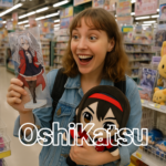 日本で推し活を楽しんでいる外国人観光客