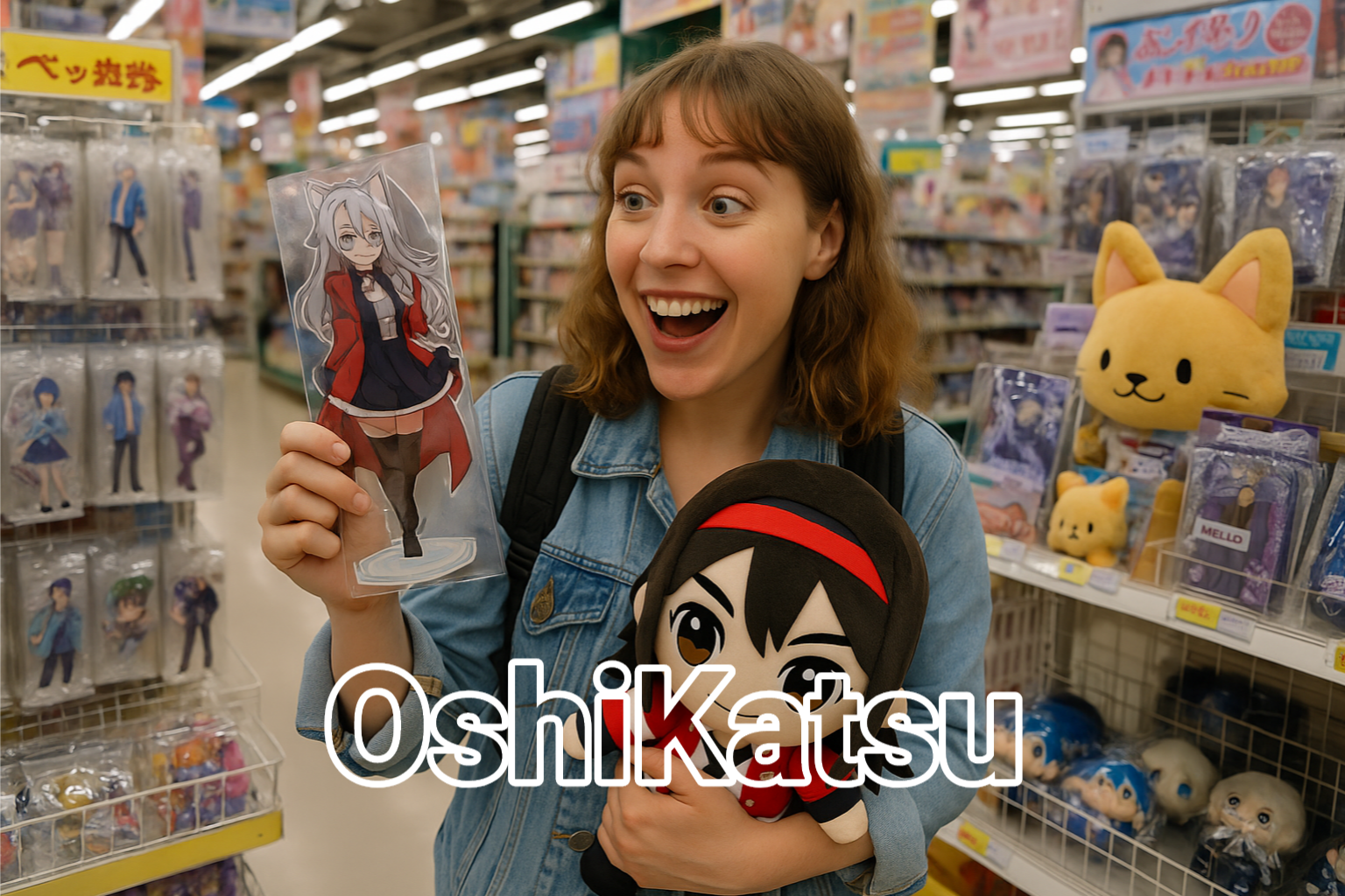 日本で推し活を楽しんでいる外国人観光客