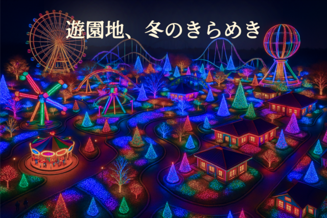 東京・関東の遊園地で楽しめる冬のイルミネーション風景