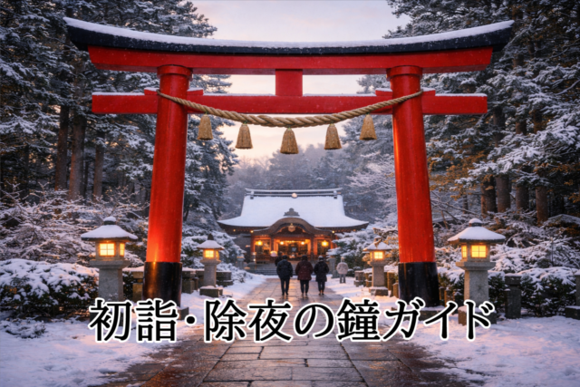 初詣・除夜の鐘ガイド2026｜神社・寺・開運・参拝マナー完全版