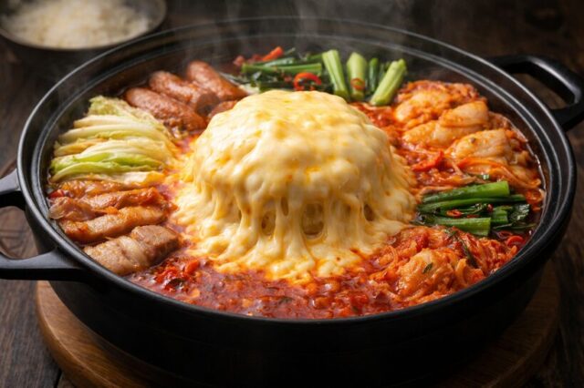 チーズボム鍋（韓国風濃厚チーズ鍋）