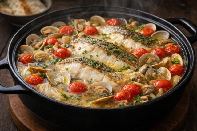 アクアパッツァ鍋（洋風海鮮の進化系）