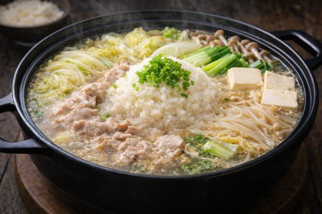 みぞれ鍋（大根おろしたっぷりの進化系）