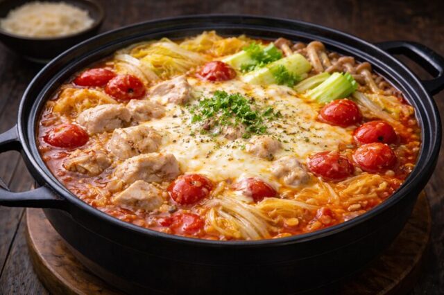 トマトチーズ鍋（洋風×コクの集大成）