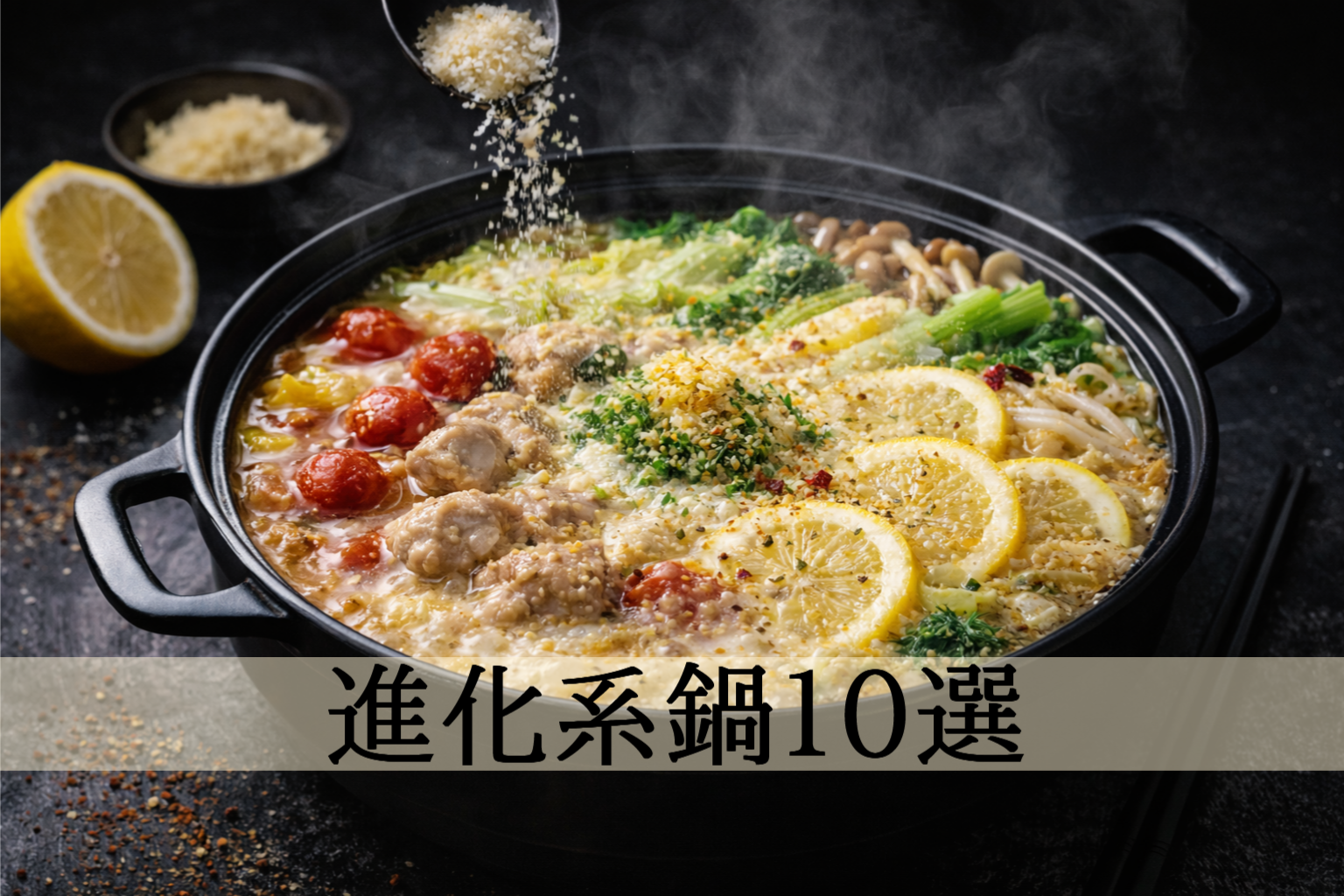 チーズとレモン、スパイスを使った進化系鍋のアイキャッチ画像